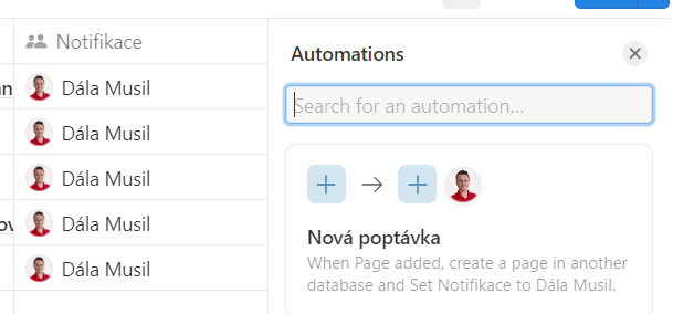 Notion automatizace