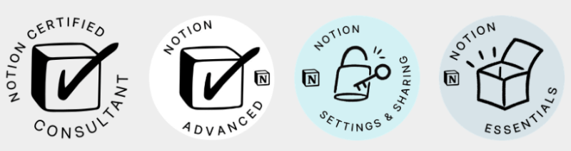 Notion certifikace