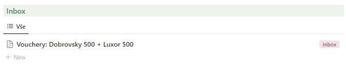 Notion inbox