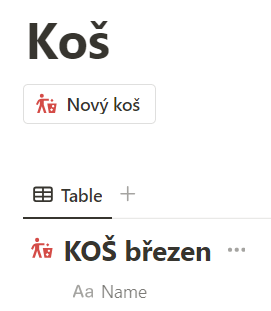 Notion koš